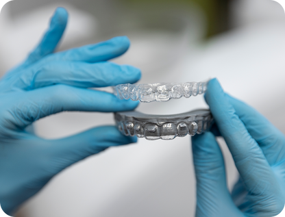 Aligner treatment plan by a UK Dentist