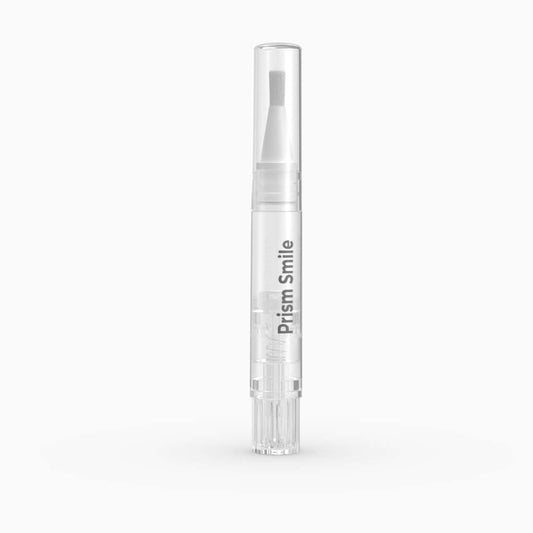 Single Prism Smile teeth whitening pen with a clear cap.